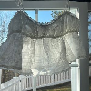 Princess Polly tank top white size 8!